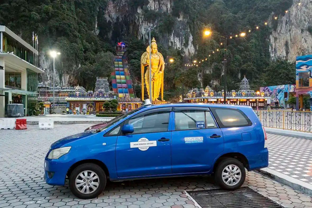 My Little Taxi vehicle for a private Kuala Lumpur hotel-based sightseeing tour