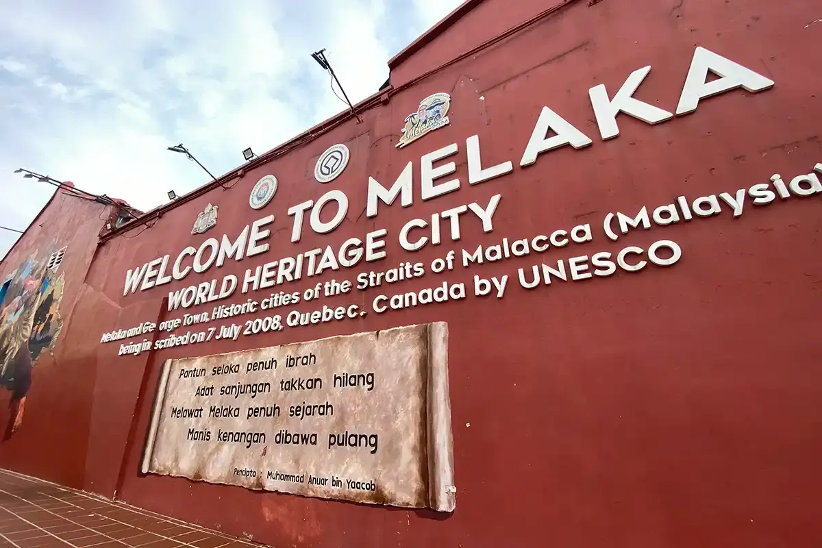 Welcome to Melaka World Heritage City mural, Malacca